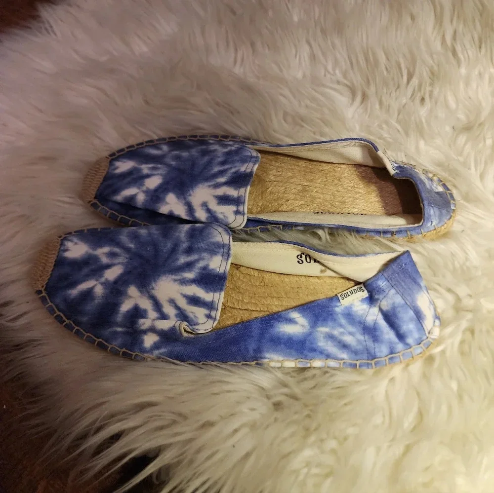 Soludos tie‎ dye espadrilles 10 NEW